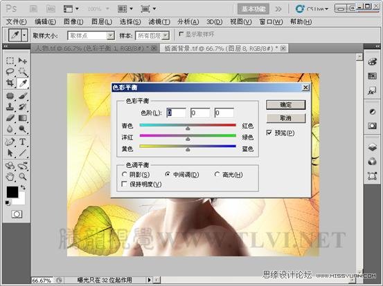 Photoshop初学者教程：解析应用色彩平衡命令,PS教程,图老师教程网