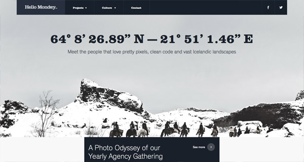 20个融合雪景元素的网站设计欣赏,PS教程,图老师教程网