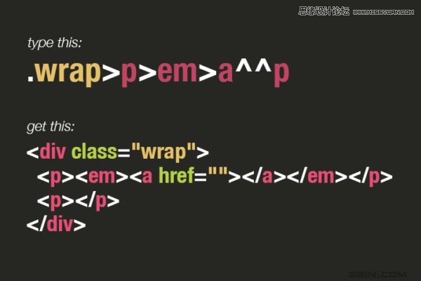 Emmet(Zen coding)HTML代码使用技巧七则,PS教程,图老师教程网