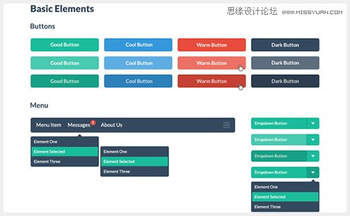 45个新鲜的Web和移动设备用户界面PSD素材,PS教程,图老师教程网