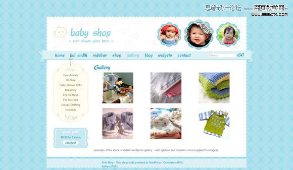 儿童网站视觉结构布局设计分析,PS教程,图老师教程网