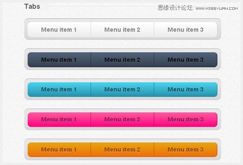 45个新鲜的Web和移动设备用户界面PSD素材,PS教程,图老师教程网