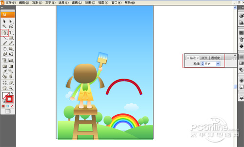 Illustrator CS2打造6.1儿童节创意海报,PS教程,图老师教程网