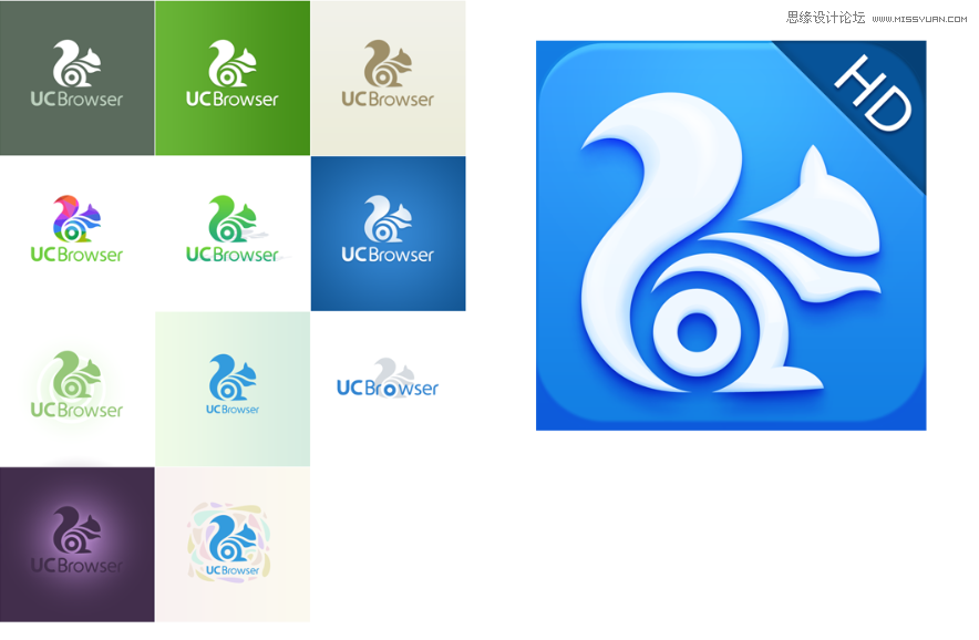 UC浏览器新Logo设计经验分享,PS教程,图老师教程网