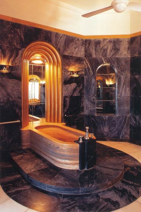 Art Deco艺术风格浴室装修设计