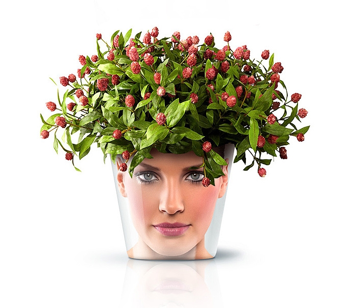 Facepots 创意人像盆栽