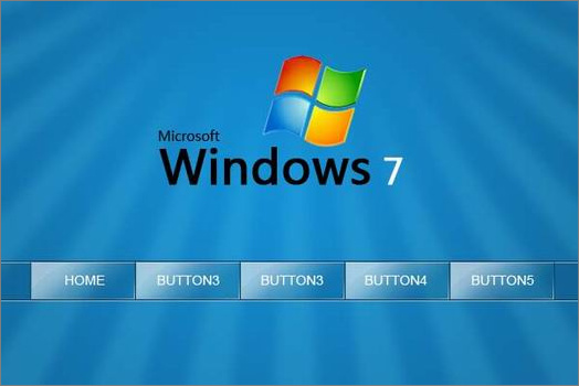Photoshop打造Windows 7风格网站导
