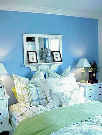 与你分享20款蓝色为主色调的卧室