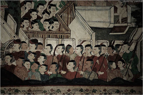 Wat Kongkaram印度寺庙壁画