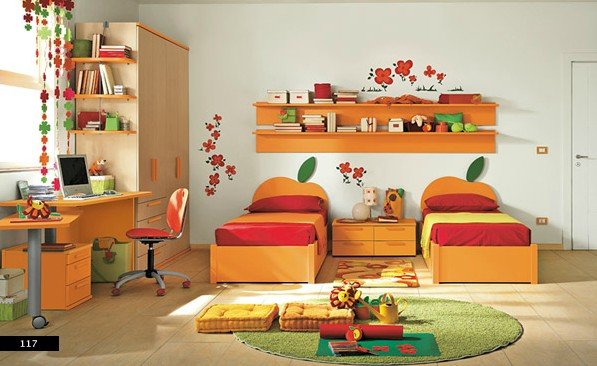 活泼色彩儿童房装修设计