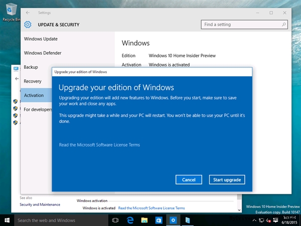 Windows 10悄悄进入准正式版！