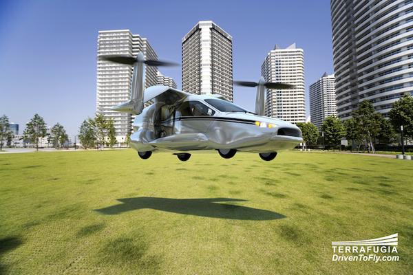 TF-X创意飞行概念车设计