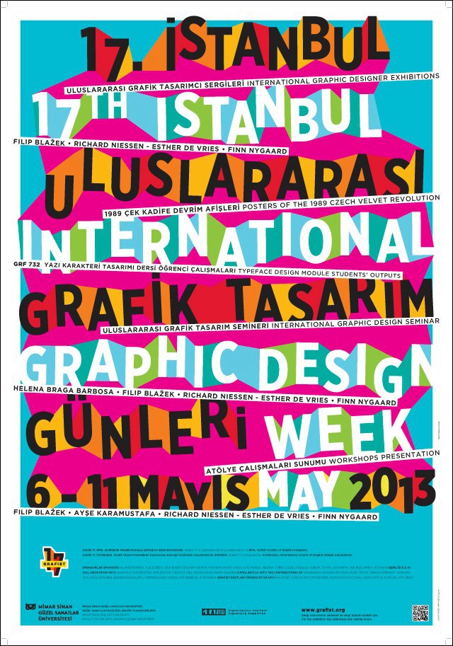 伊斯坦布尔国际平面设计周历届海报作品