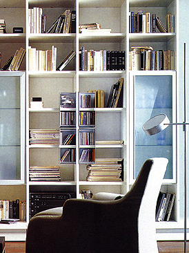 书房装修：连墙书柜的设计与选择