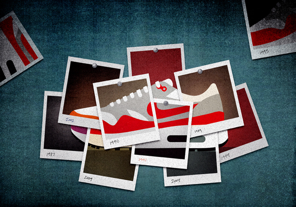 Matt Stevens耐克鞋子的广告图形插画欣赏
