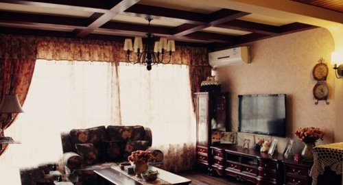 3室2厅旧房改造美式田园家 温馨舒适