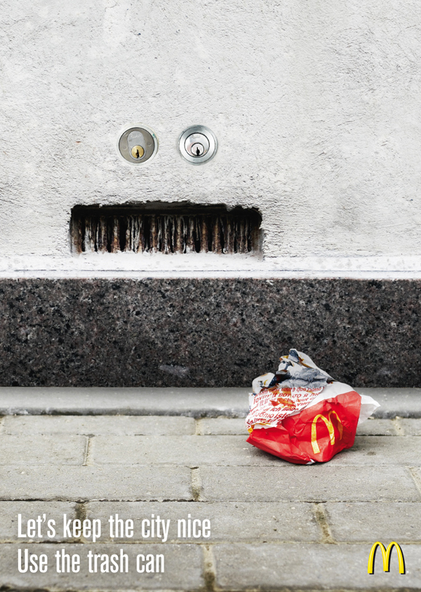 麦当劳广告：愤怒的墙