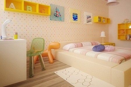 儿童房黄色空间