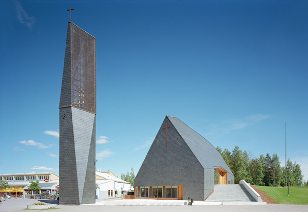 芬兰库奥卡拉教堂（Lassila Hirvilamm）