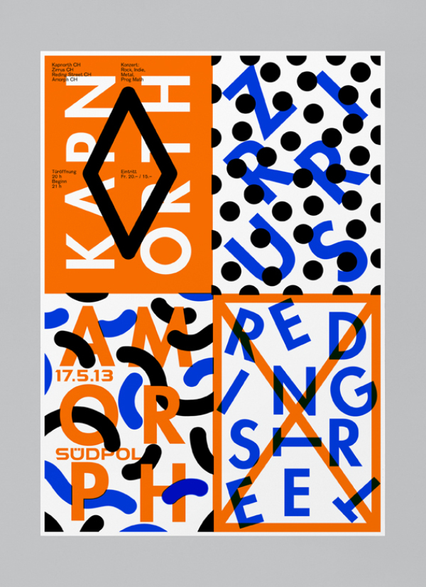 瑞士设计师Felix Pfäffli卢塞恩文化中心Südpol项目字体设计