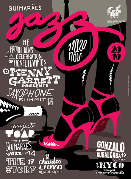 Guimarães Jazz Festival抢眼的海报设计