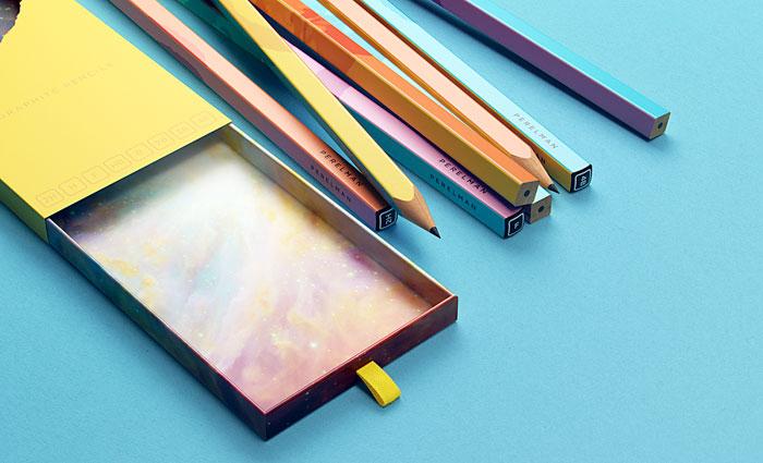 俄罗斯创意铅笔包装设计