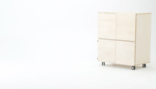 日本Link Design公司家具设计:隐藏式餐桌