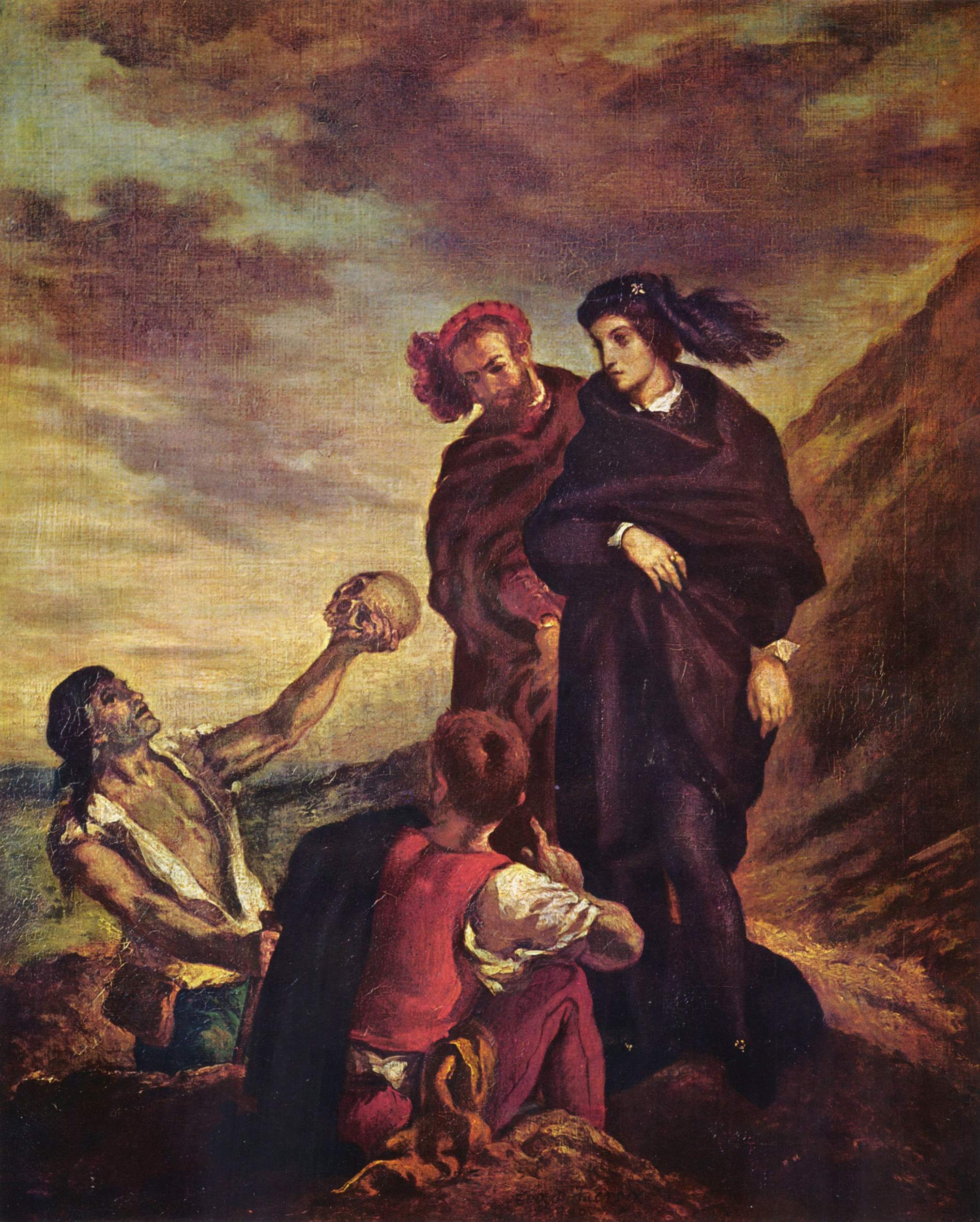 法国欧仁·德拉克罗瓦（Eugène Delacroix）油画作品一