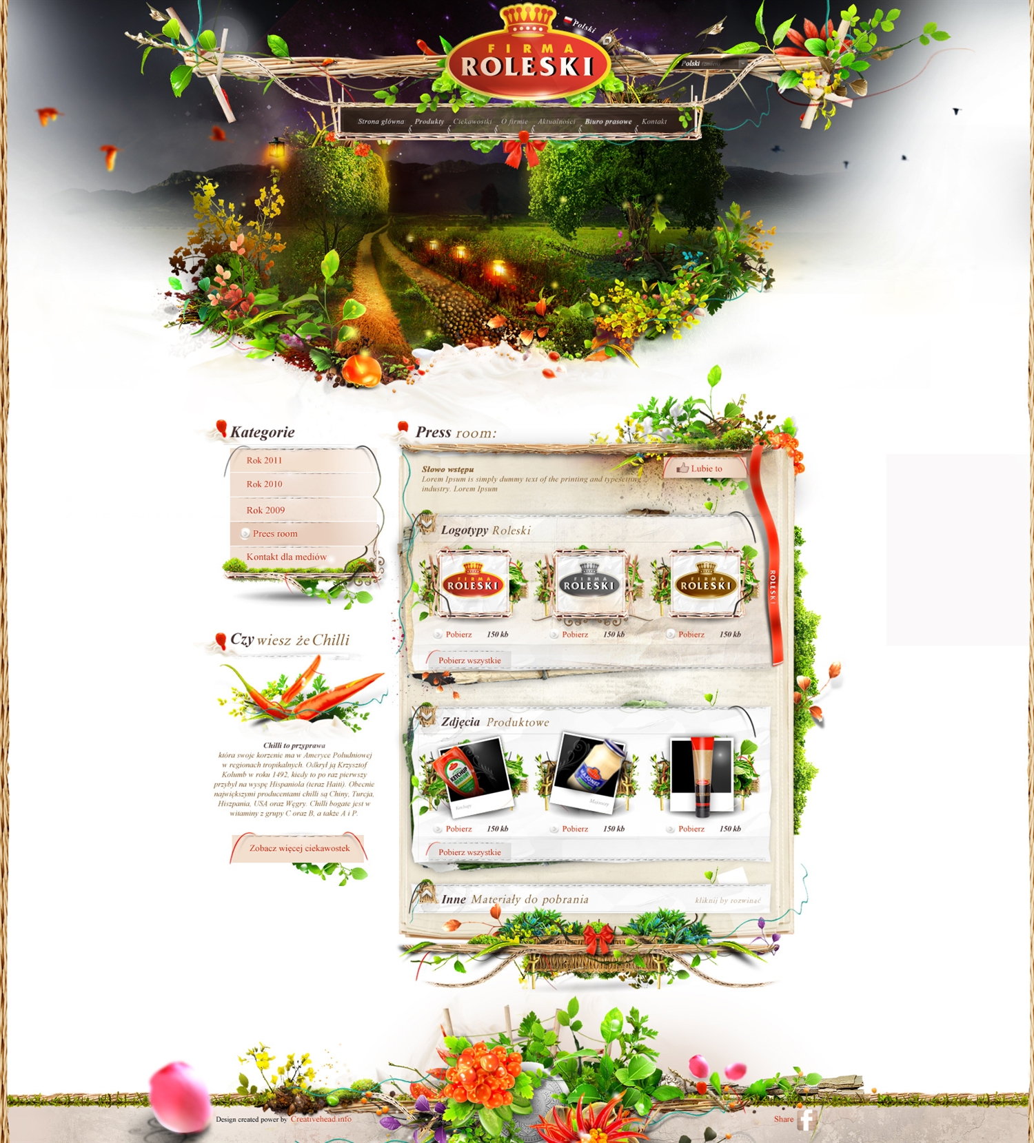 波兰Hubert Paderski饮食行业网站设计