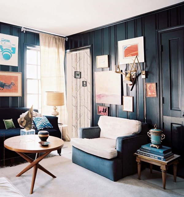 30个黑色风格现代家居装修设计