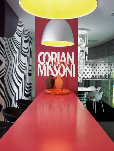 Corian loves Missoni室内装饰设计欣赏
