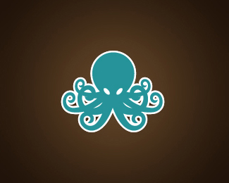17个以鱿鱼和章鱼为主题的创意Logo设计