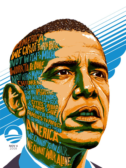 Obama竞选艺术海报设计