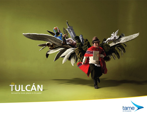厄瓜多尔航空公司创意广告