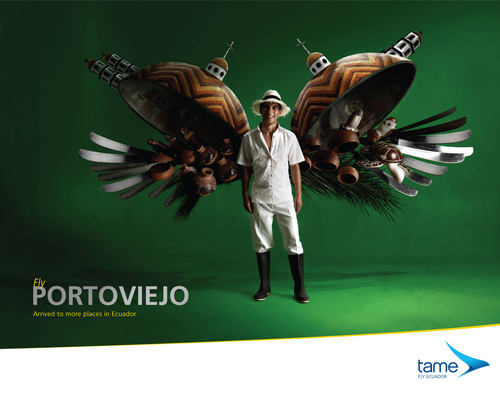 厄瓜多尔航空公司创意广告