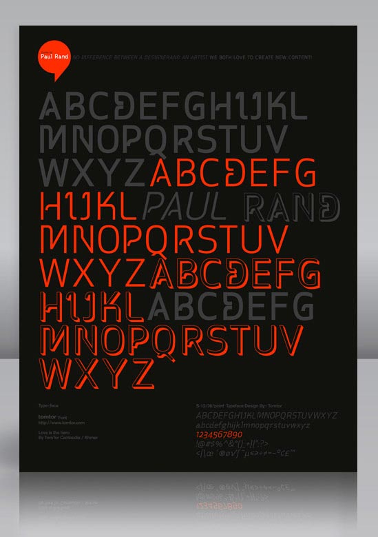 美国Tom Tor字体设计