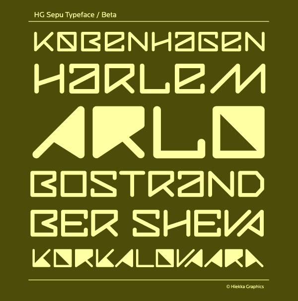Ossi Gustafsson 字体设计