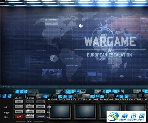 《战争游戏：欧洲扩张》菜单界面翻译