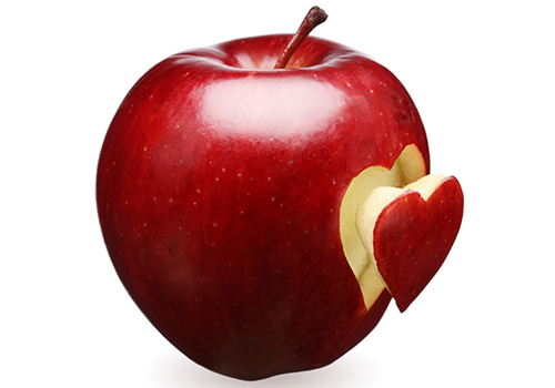 苹果含有大量的糖分
