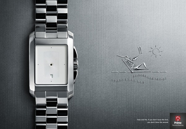 广告海报-PRIME腕表系列卖场宣传海报