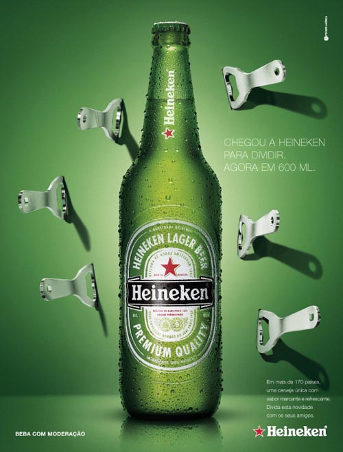 广告海报-喜力啤酒精品创意海报欣赏