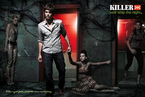 广告海报-Killer Jeans时尚人物篇广告欣赏