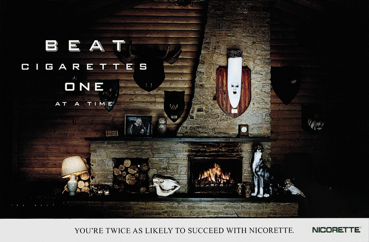 广告海报-Nicorette 戒烟口香糖宣传广告