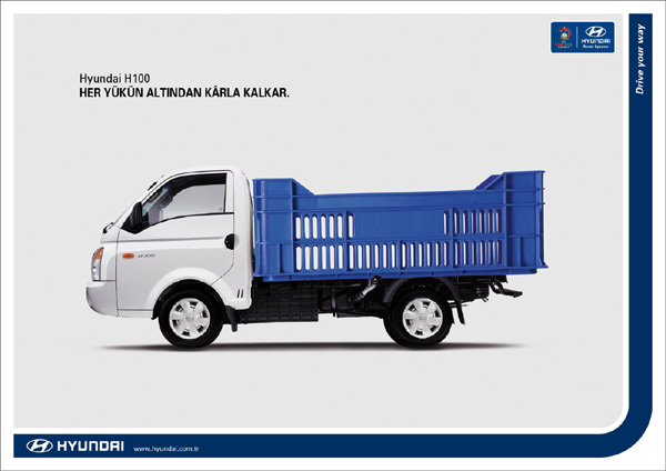 广告海报-小型货车创意广告设计欣赏