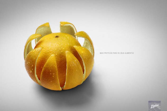 广告海报-创意Ziploc保鲜袋广告设计欣赏