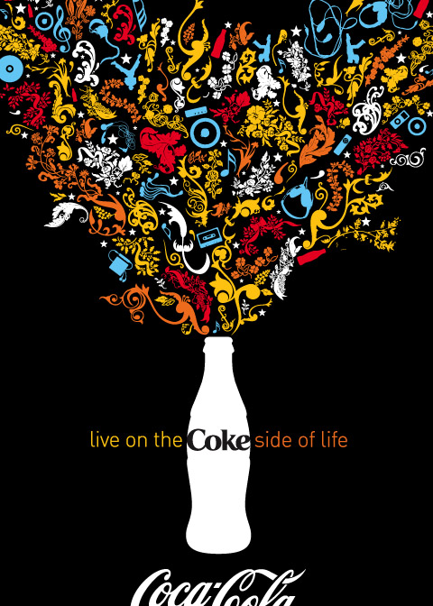 广告海报-可口可乐艺术海报欣赏