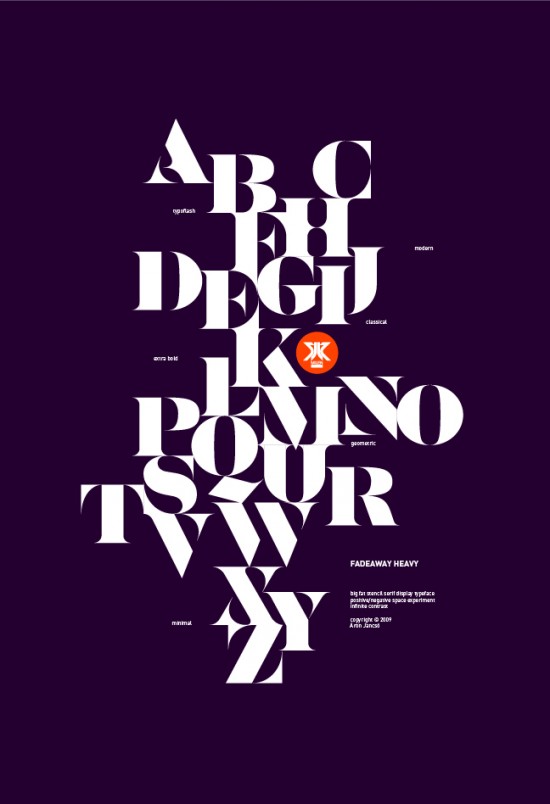 匈牙利平面设计师Aron Jancso字体设计作品欣赏