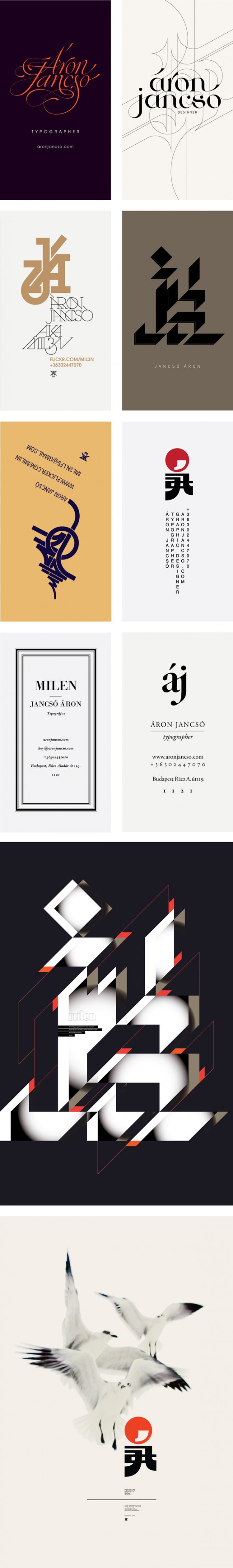 匈牙利平面设计师Aron Jancso字体设计作品欣赏(4)