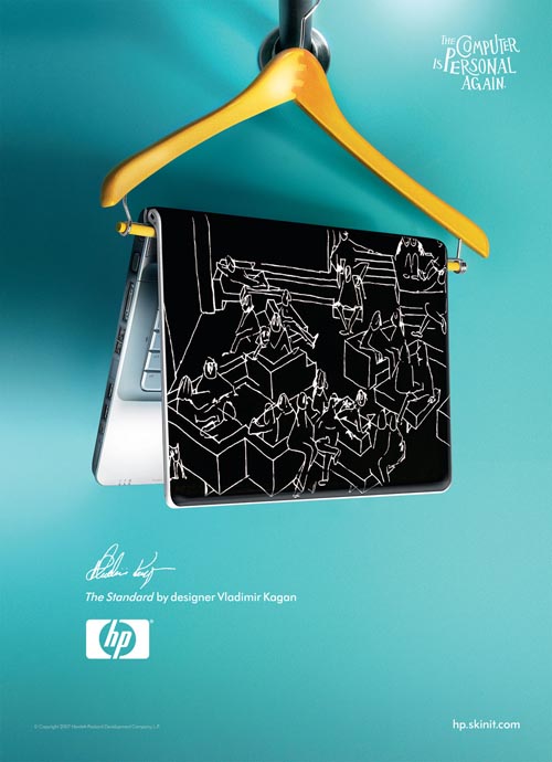 广告海报-HP笔记本电脑创意广告设计欣赏