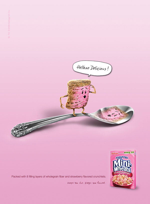 广告海报-家乐氏谷物食品及即食食品广告欣赏